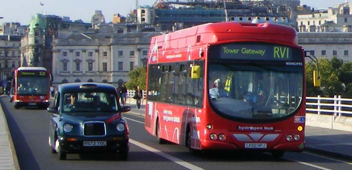 First London Wright hydrogen bus WSH62993